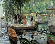 Renoir, La grenouillière, 1869